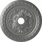 Ekena Millwork Palmetto Ceiling Medallion (Fits Canopies up to 3 5/8"), 23 5/8"OD x 3 5/8"ID x 1 5/8"P, Silver CM23PMSLS - alternate 1